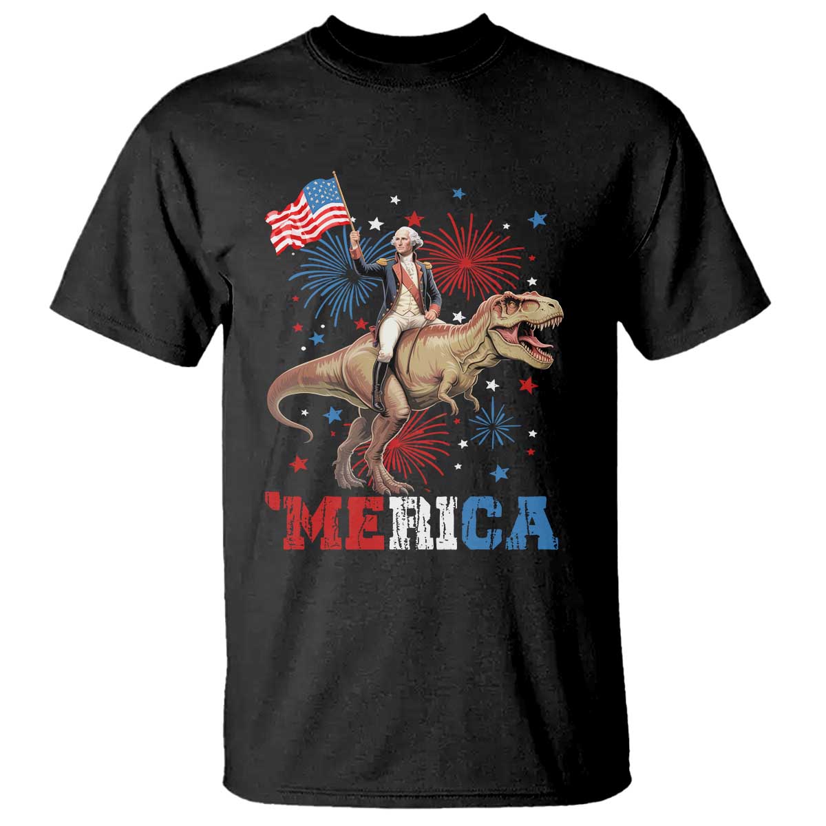 funny-george-washington-riding-a-tyrannosaurus-rex-merica-t-shirt-american-flag