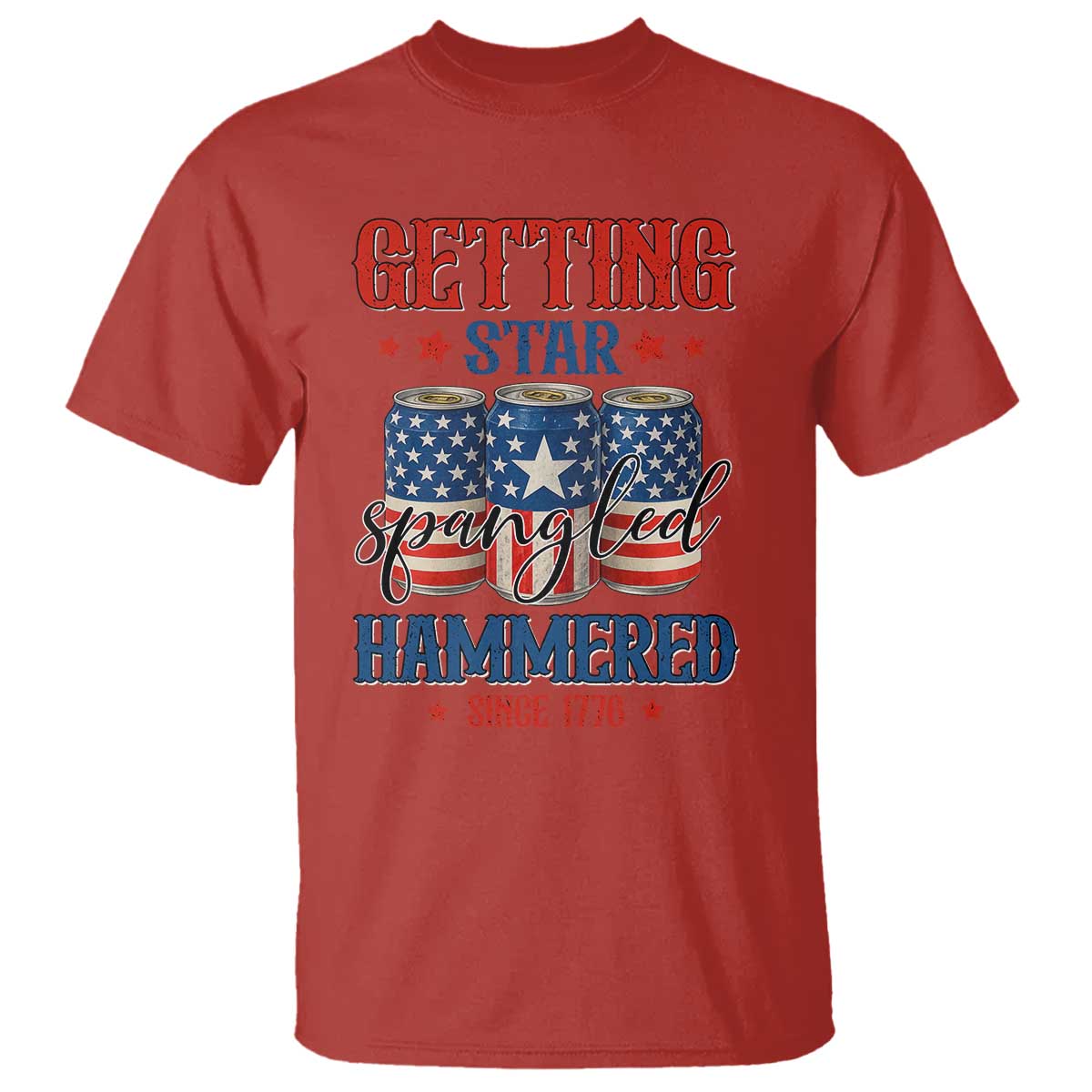 funny-getting-star-spangled-hammered-since-1776-t-shirt-4th-of-july-beers-american-flag
