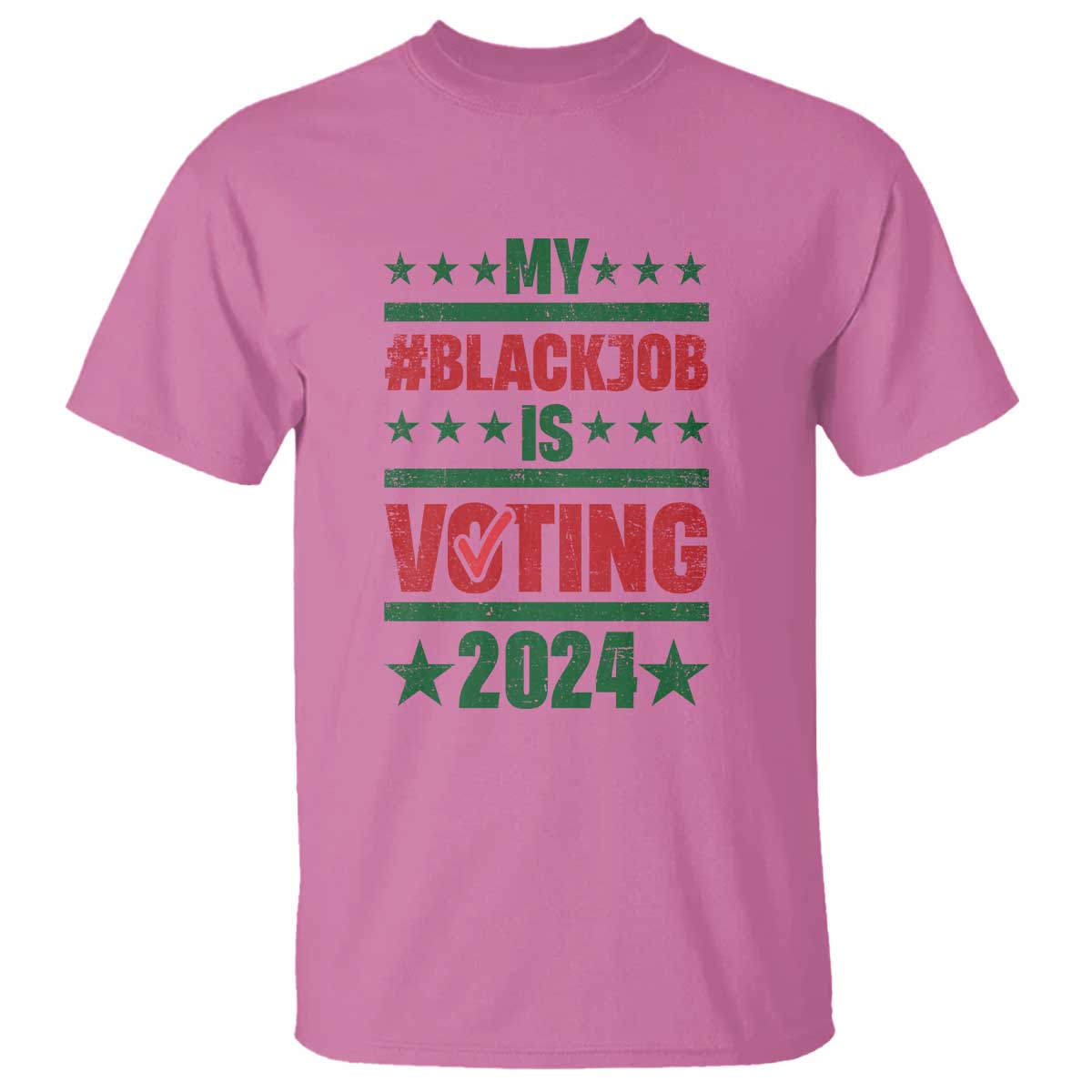 my-black-job-is-voting-2024-t-shirt-election-feminist-star