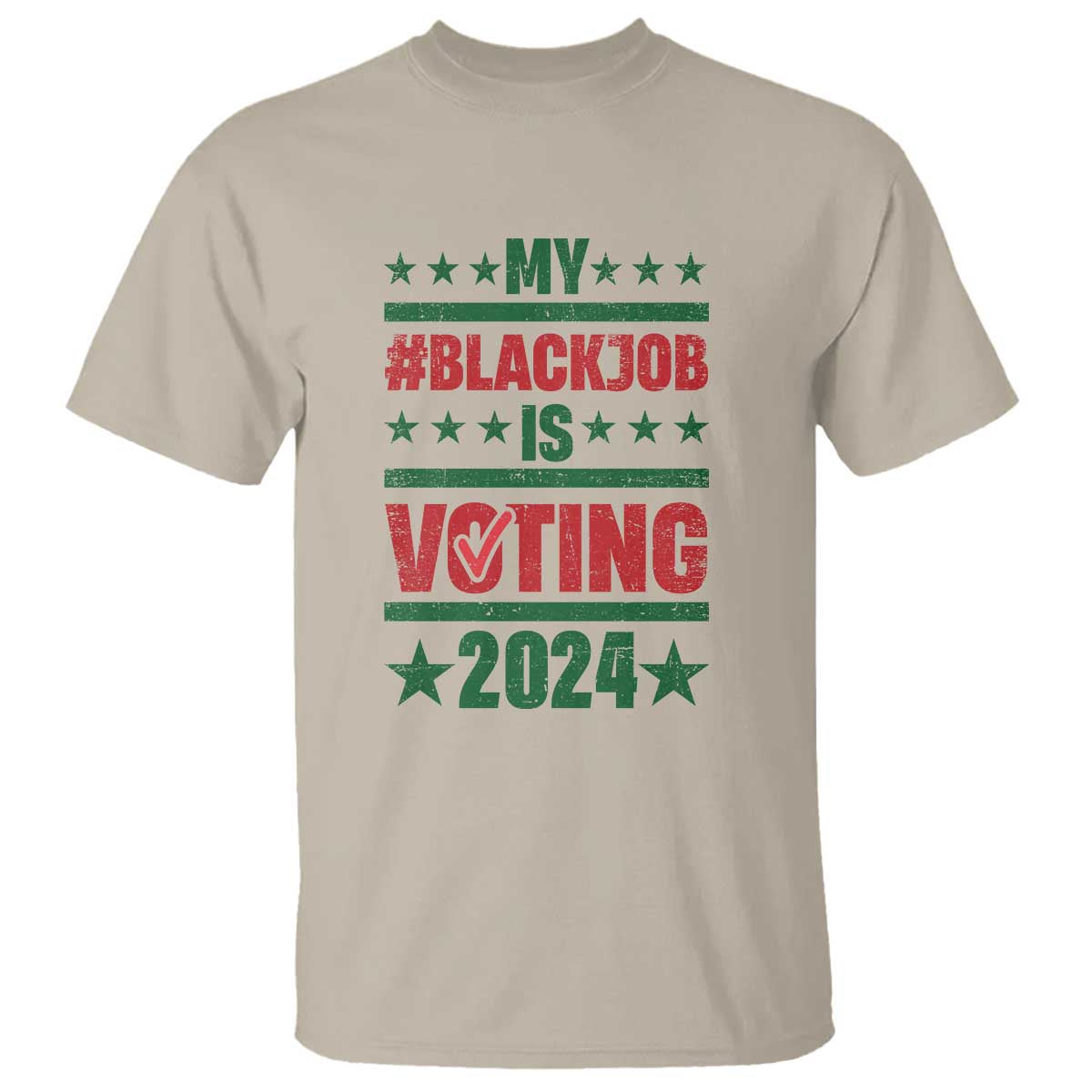 my-black-job-is-voting-2024-t-shirt-election-feminist-star