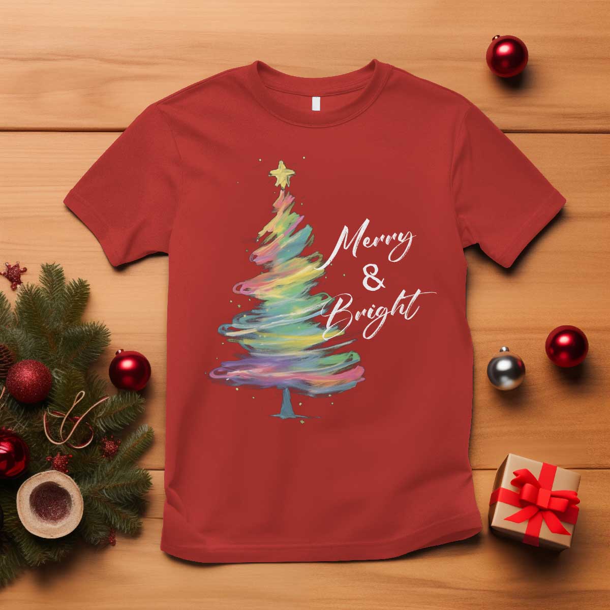christmas-t-shirt-merry-and-bright-colorful-xmas-tree
