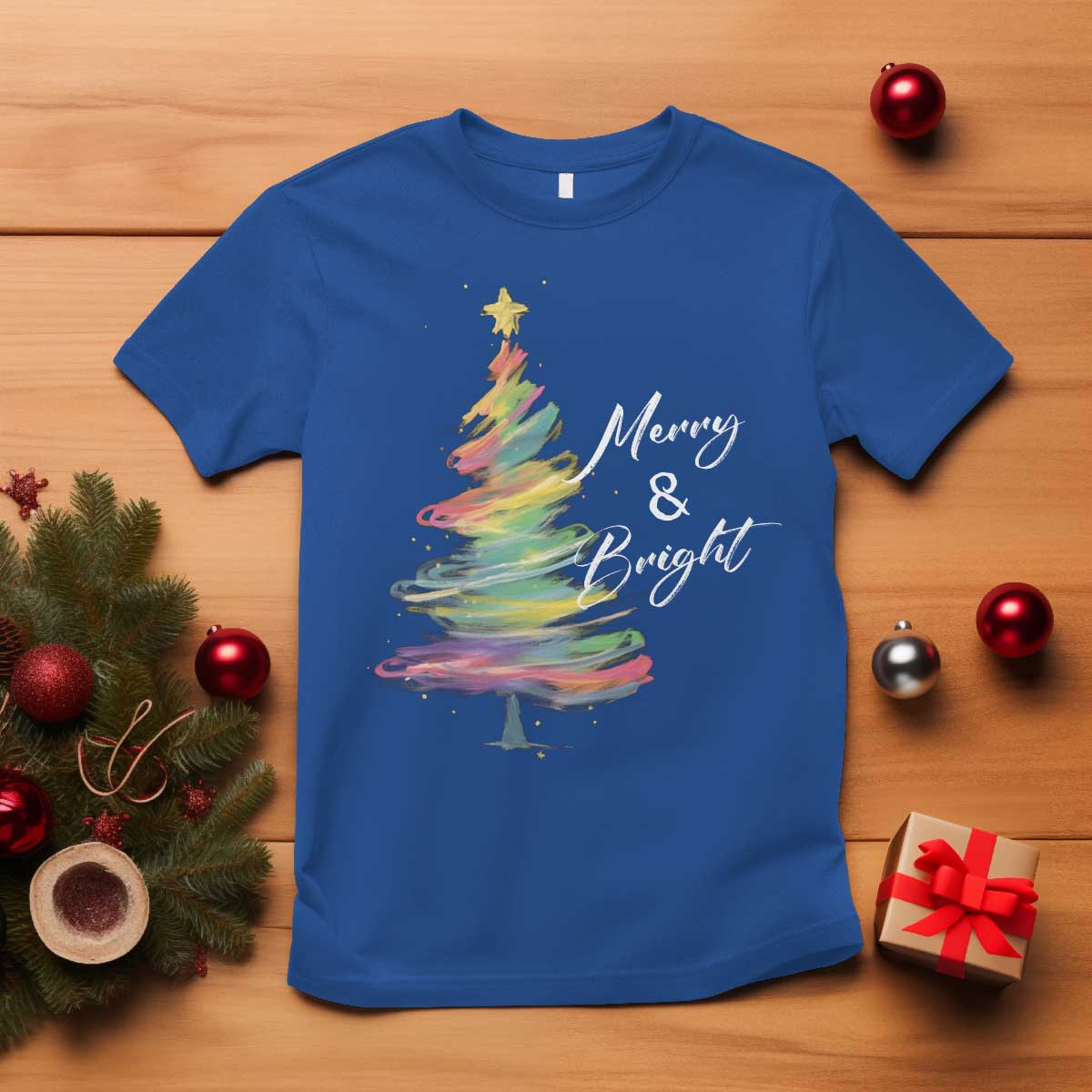 christmas-t-shirt-merry-and-bright-colorful-xmas-tree