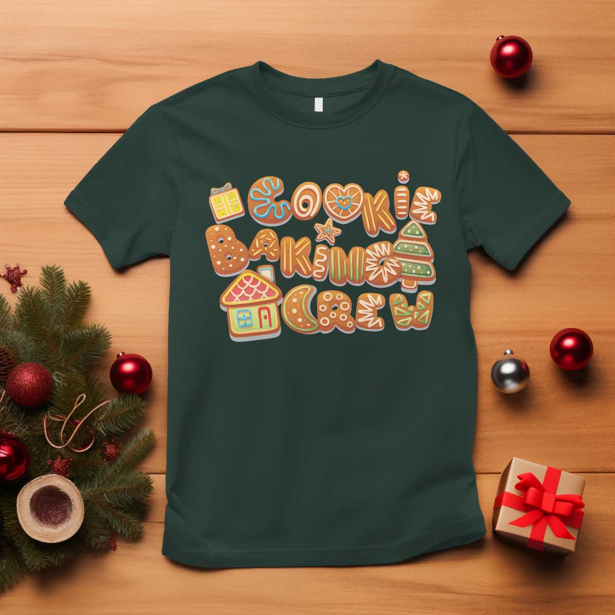 funny-christmas-baking-t-shirt-cookie-baking-crew-family-matching