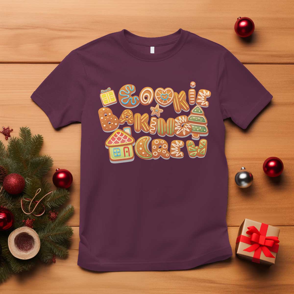 funny-christmas-baking-t-shirt-cookie-baking-crew-family-matching