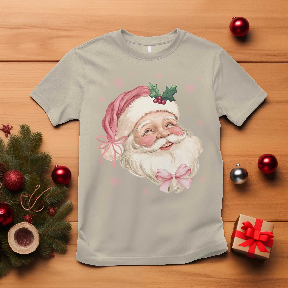 christmas-coquette-pink-santa-bow-t-shirt