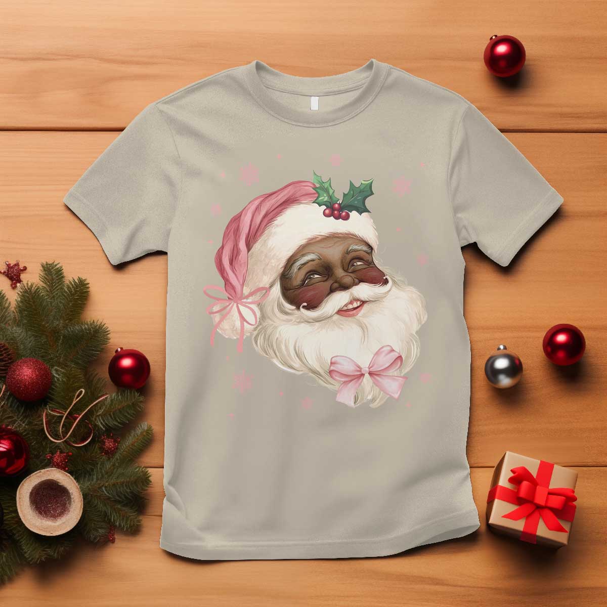 christmas-coquette-pink-black-santa-bow-t-shirt