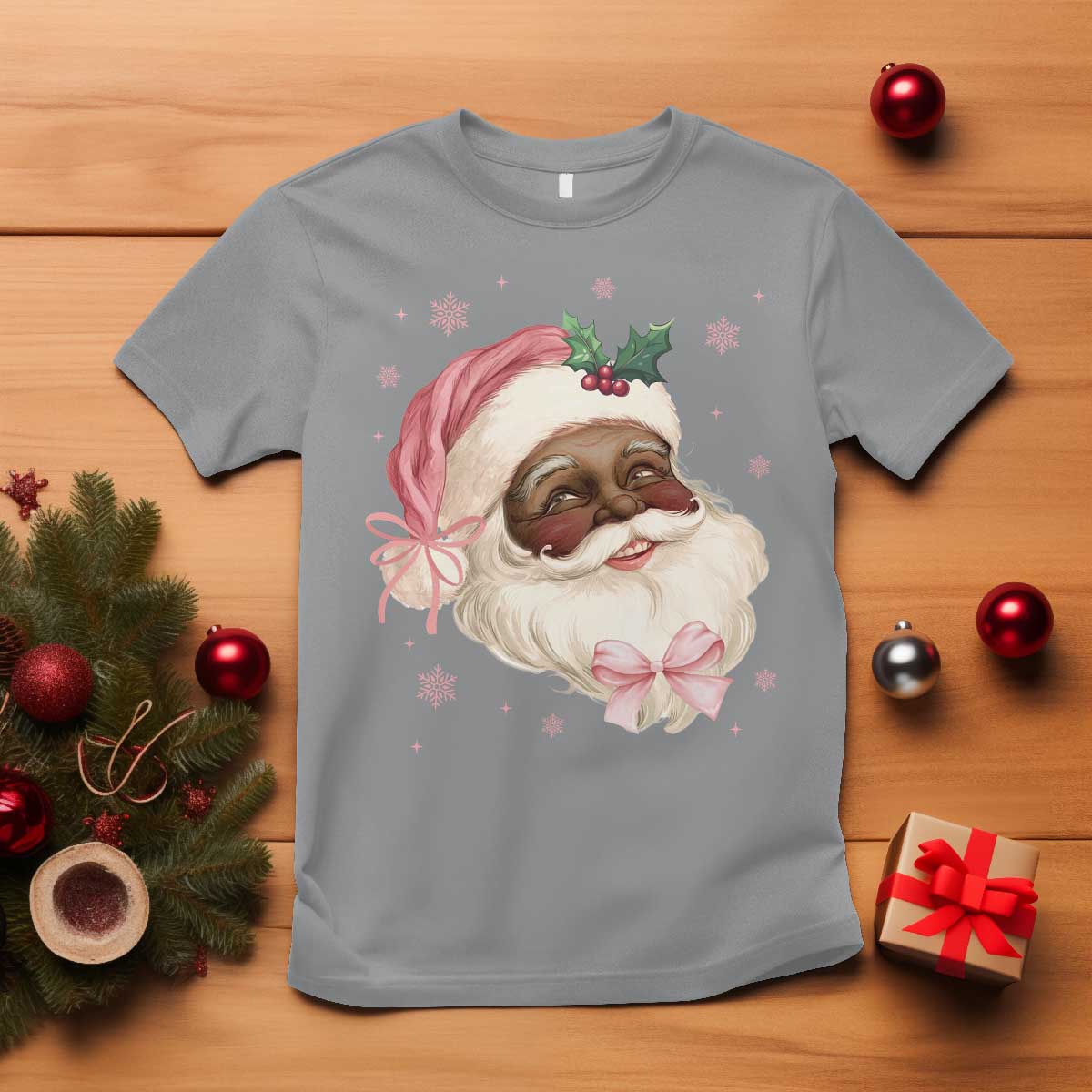 christmas-coquette-pink-black-santa-bow-t-shirt