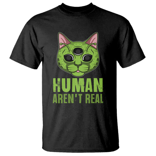funny-alien-cat-t-shirt-human-arent-real-cute-mythical-creature