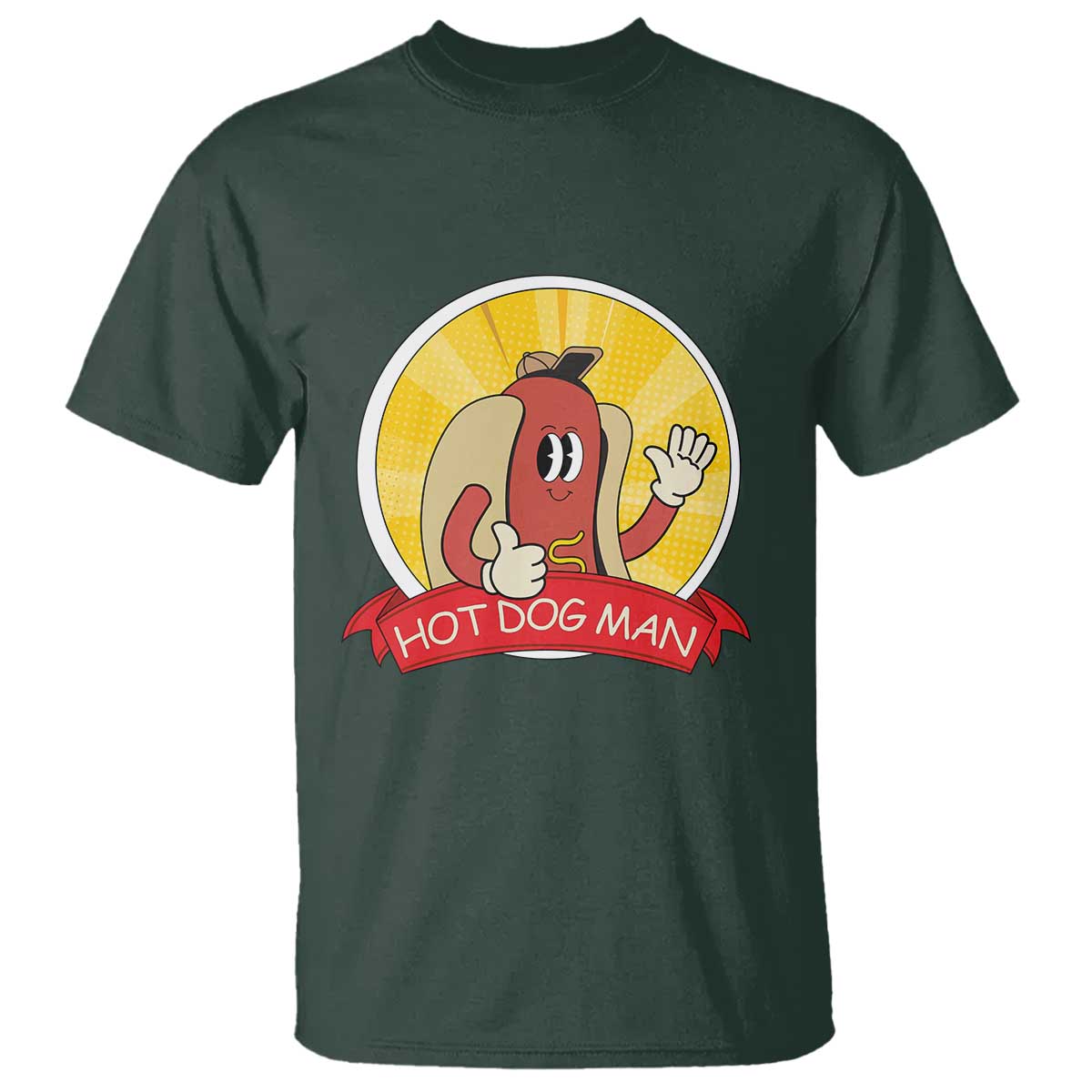 hot-dog-man-t-shirt-vintage-comic-retro