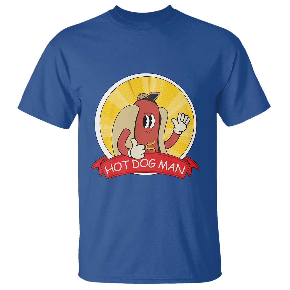 hot-dog-man-t-shirt-vintage-comic-retro