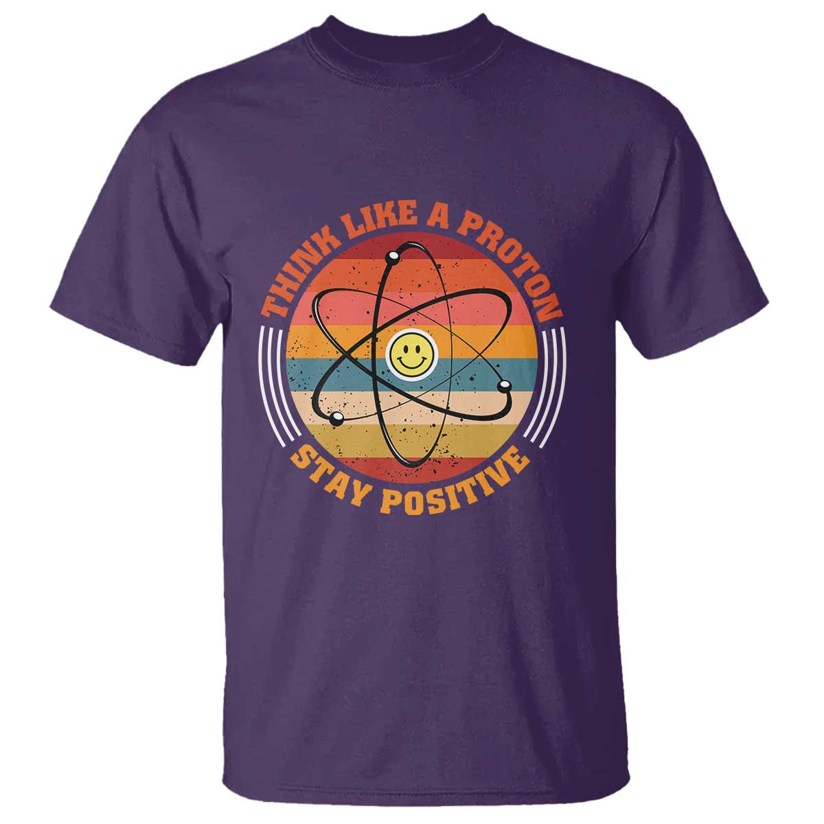 chemistry-science-t-shirt-think-like-a-proton-stay-positive-retro-elements