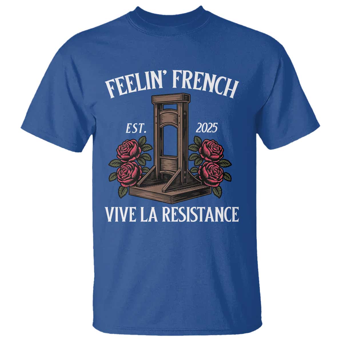 funny-feelin-french-vive-la-resistance-2025-t-shirt-vintage-rose-guillotine