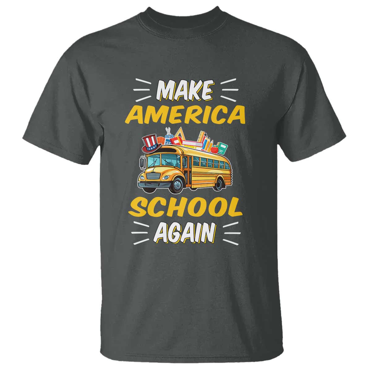 funny-back-to-school-t-shirt-make-america-school-again-usa-top-hat-yellow-bus