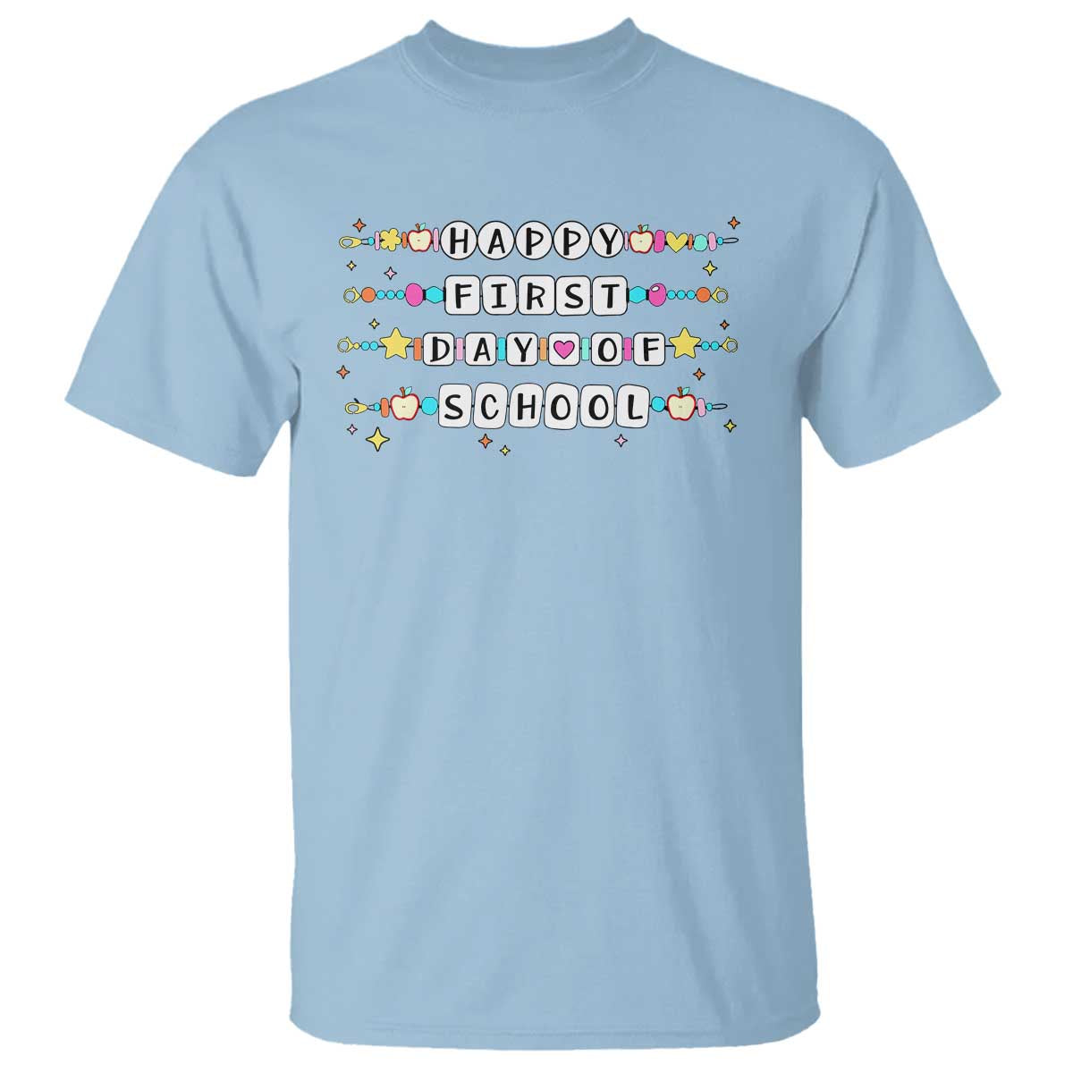happy-first-day-of-school-t-shirt-student-teacher-bracelet-retro-groove