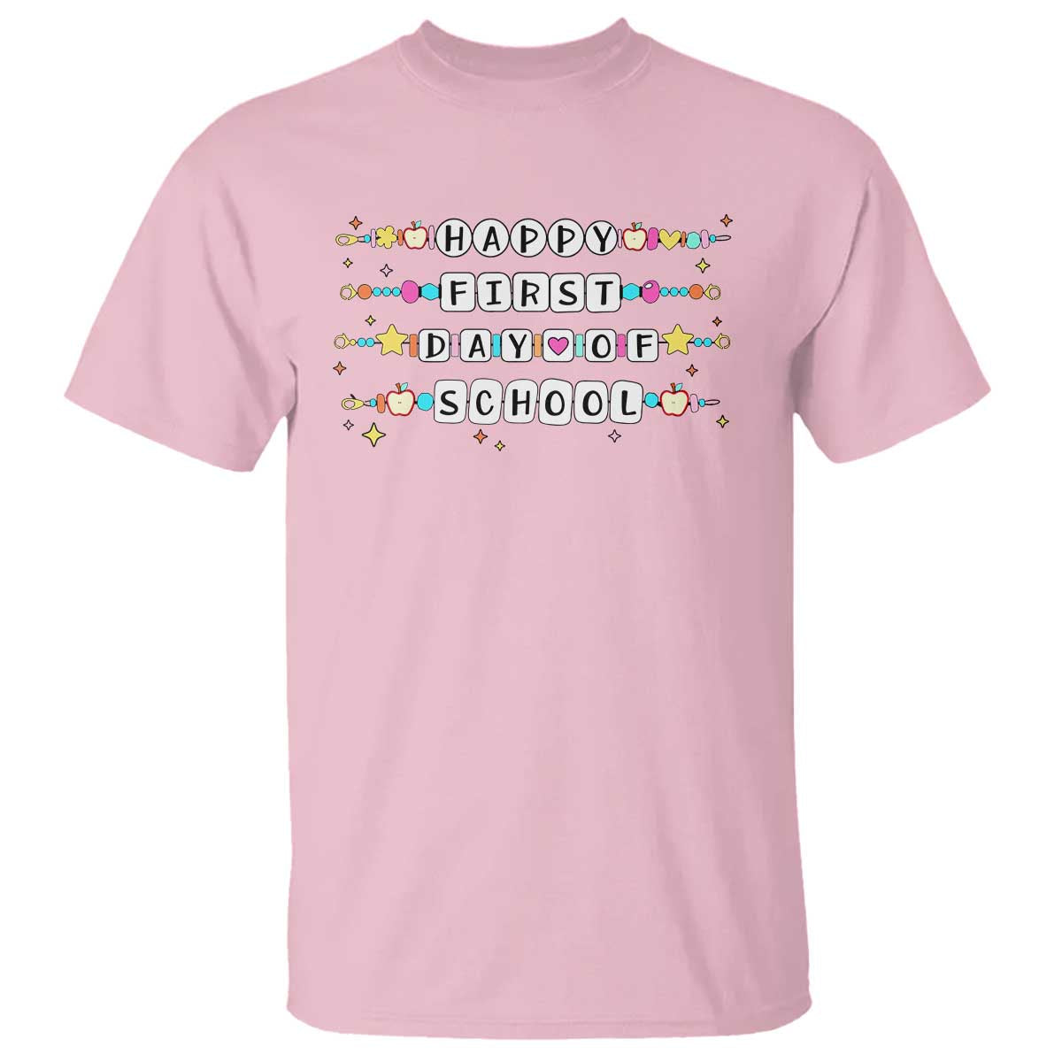 happy-first-day-of-school-t-shirt-student-teacher-bracelet-retro-groove