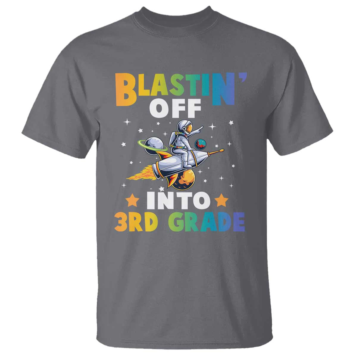 funny-back-to-school-space-t-shirt-blastin-off-into-3rd-grade-astronaut-rocket