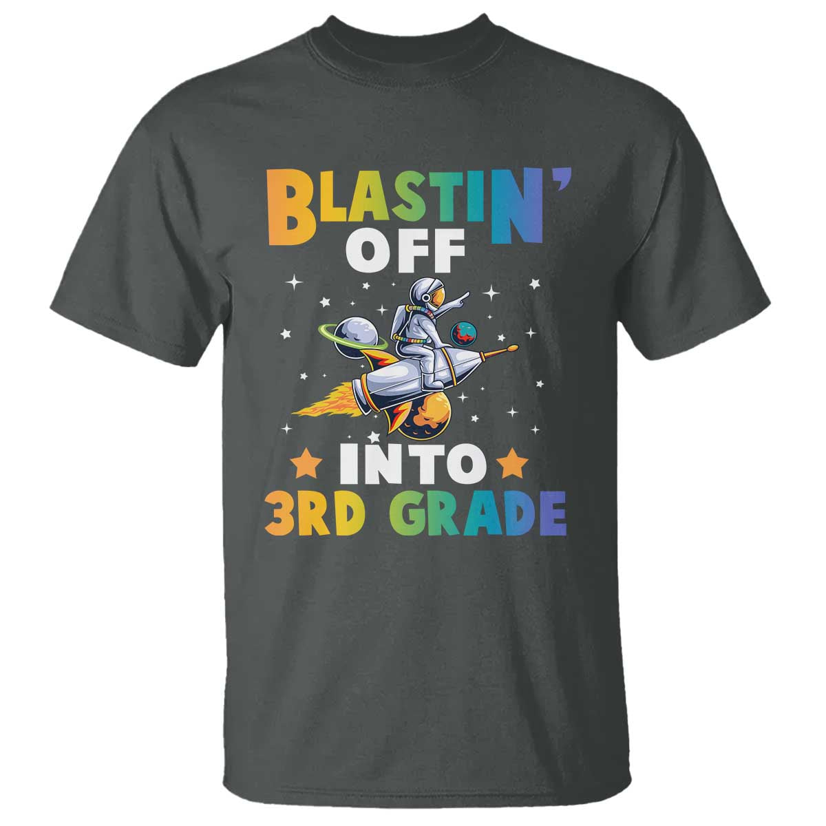 funny-back-to-school-space-t-shirt-blastin-off-into-3rd-grade-astronaut-rocket