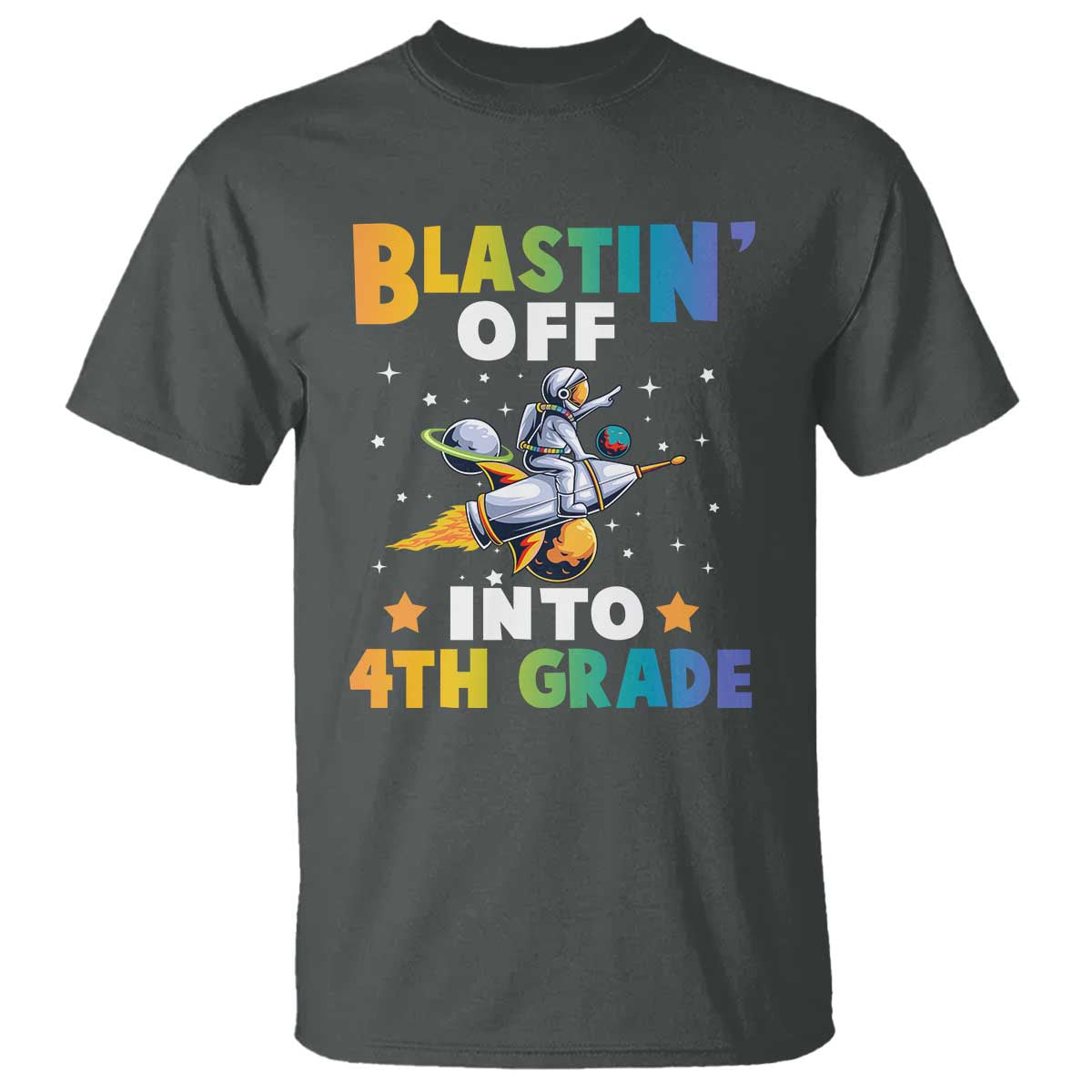 funny-back-to-school-space-t-shirt-blastin-off-into-4th-grade-astronaut-rocket