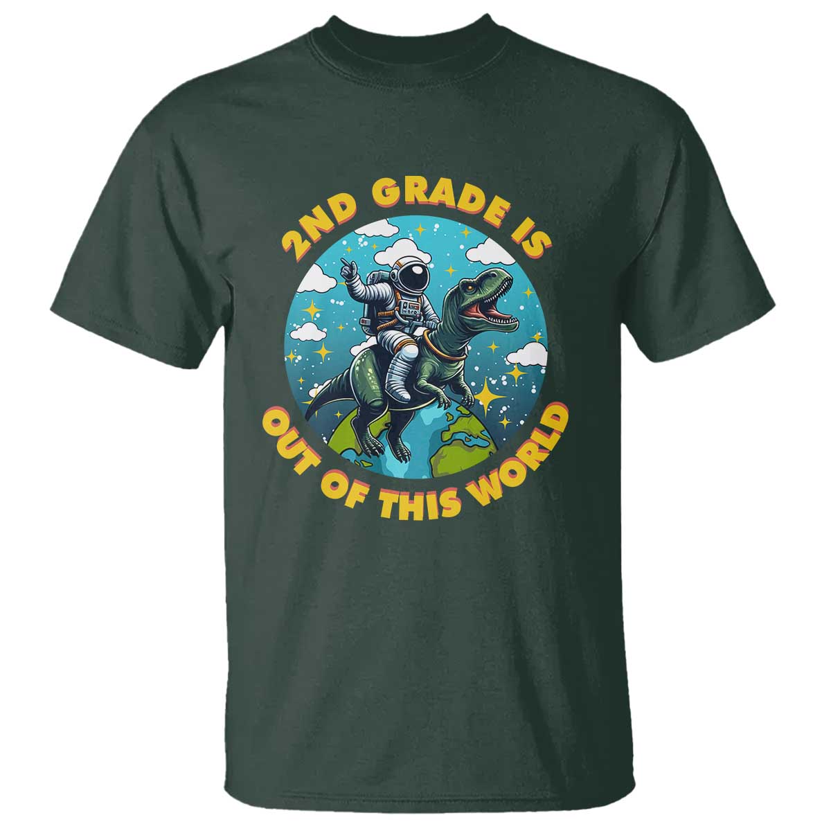 funny-back-to-school-space-t-shirt-1st-grade-is-out-of-this-world-dinosaur-astronaut-planet