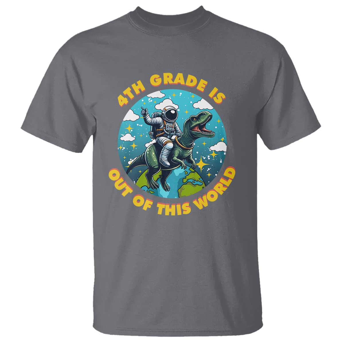 funny-back-to-school-space-t-shirt-4th-grade-is-out-of-this-world-dinosaur-astronaut-planet