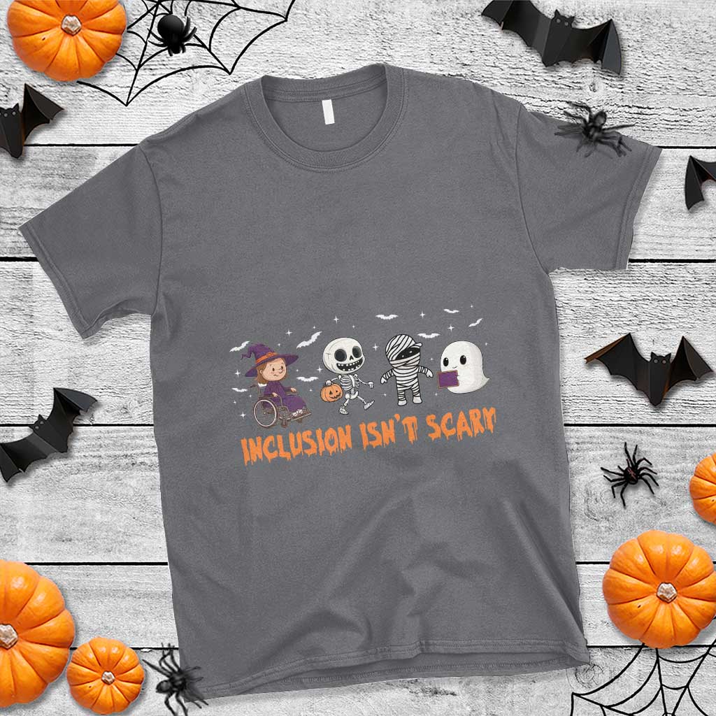 halloween-teacher-t-shirt-inclusion-isnt-scary-cute-skeleton-ghost-witch