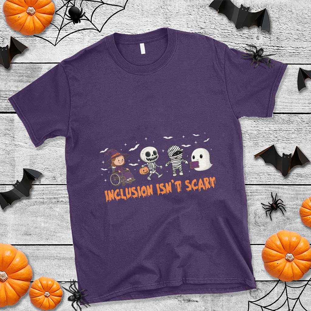 halloween-teacher-t-shirt-inclusion-isnt-scary-cute-skeleton-ghost-witch