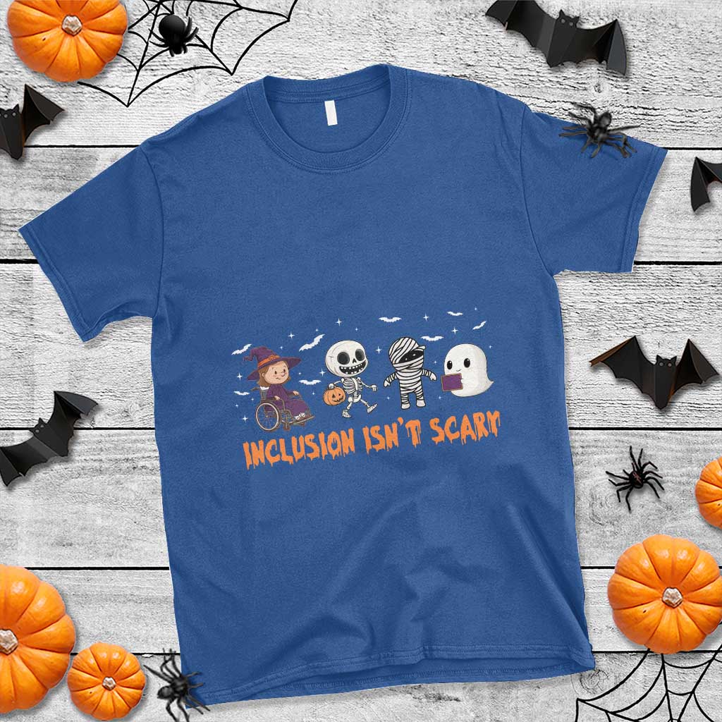 halloween-teacher-t-shirt-inclusion-isnt-scary-cute-skeleton-ghost-witch