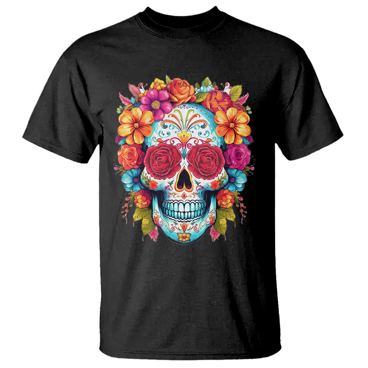 day-of-the-dead-t-shirt-sugar-skull-dia-de-los-muertos-halloween-rose-flowers