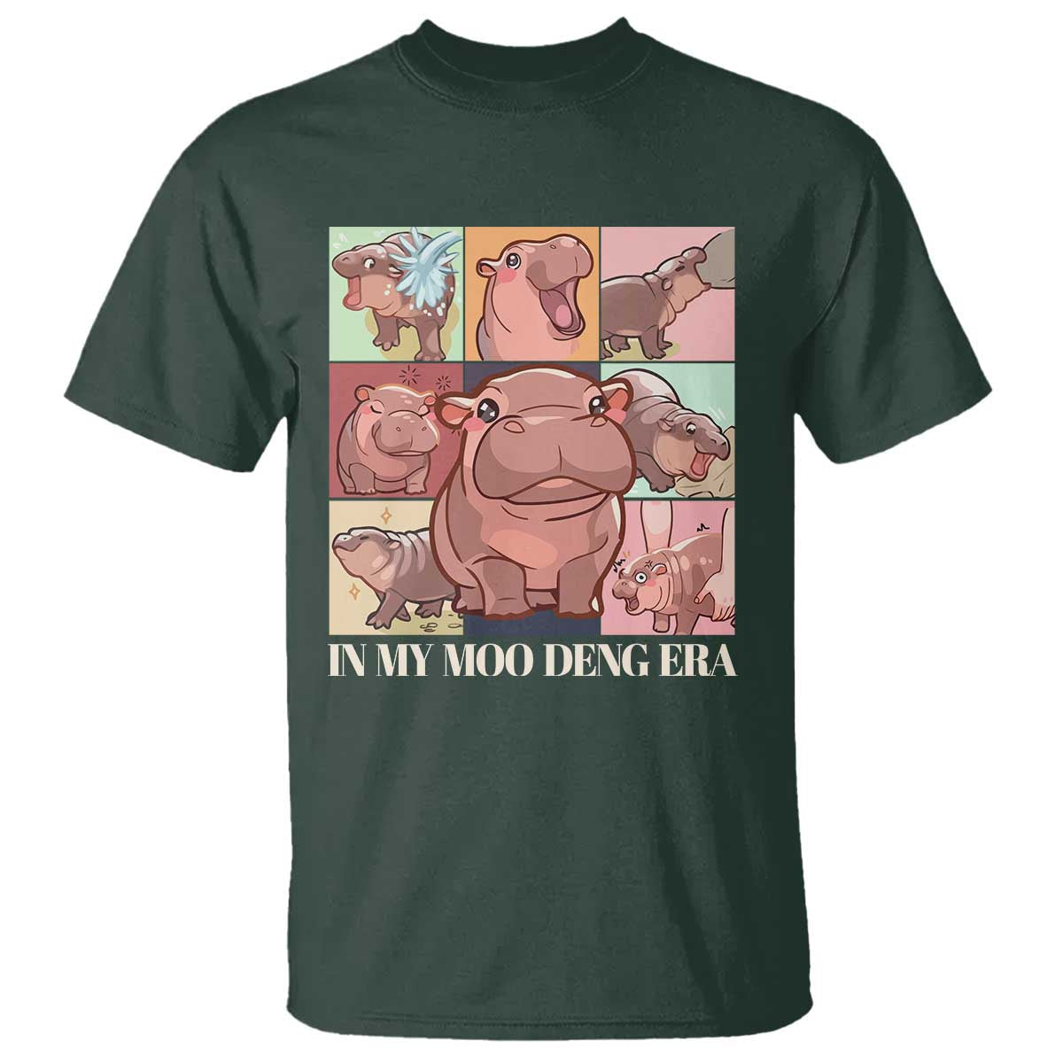 in-my-moo-deng-era-t-shirt-cute-hippo-zoo-meme-baby-pygmy
