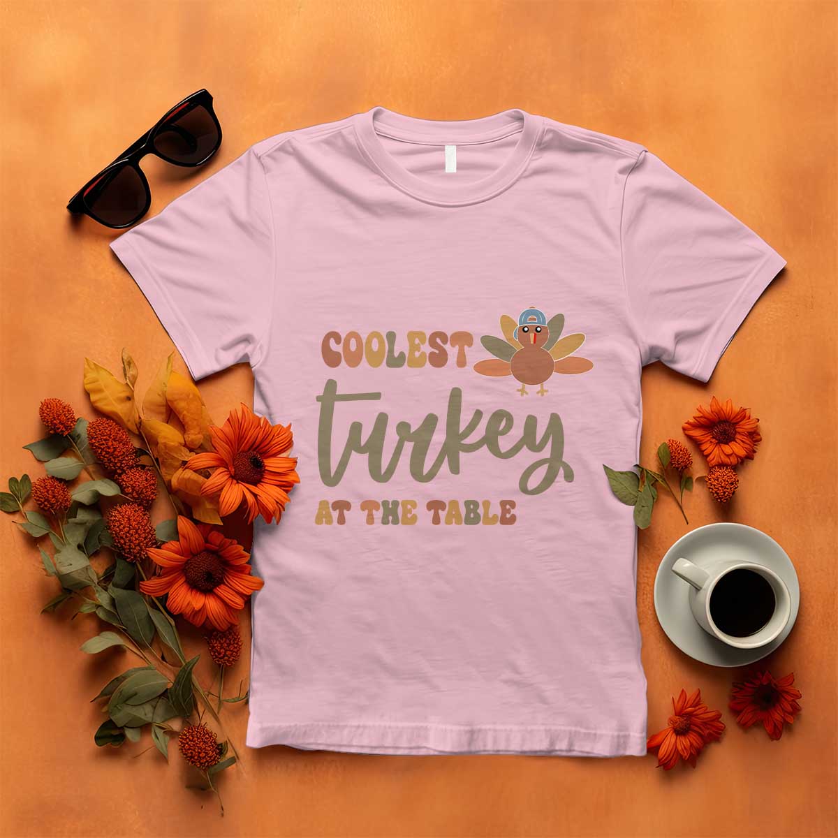funny-thanksgiving-turkey-t-shirt-coolest-turkey-at-the-table-fall-season