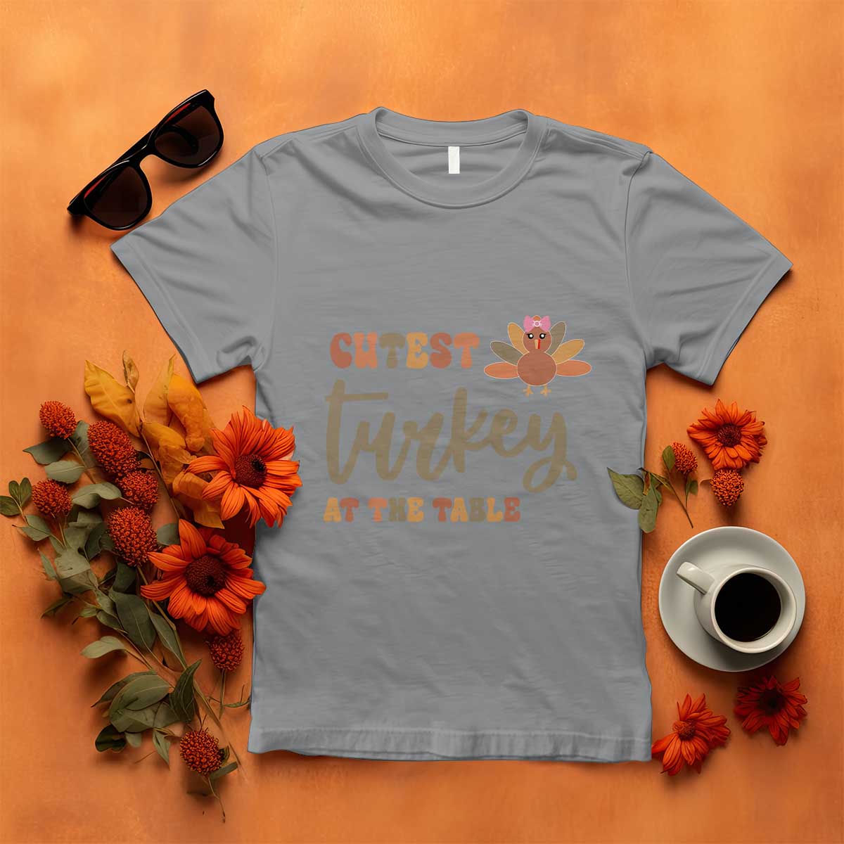funny-thanksgiving-turkey-t-shirt-cutest-turkey-at-the-table-fall-season