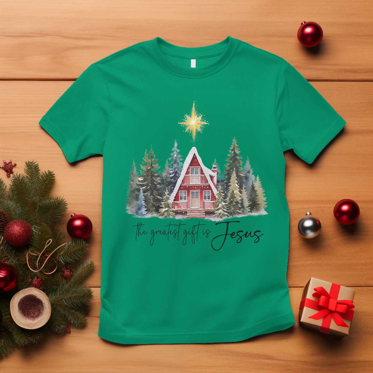 christian-christmas-t-shirt-the-greatest-gift-is-jesus-star-of-bethlehem