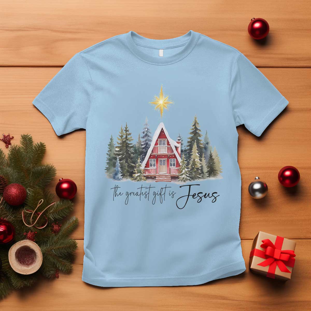 christian-christmas-t-shirt-the-greatest-gift-is-jesus-star-of-bethlehem