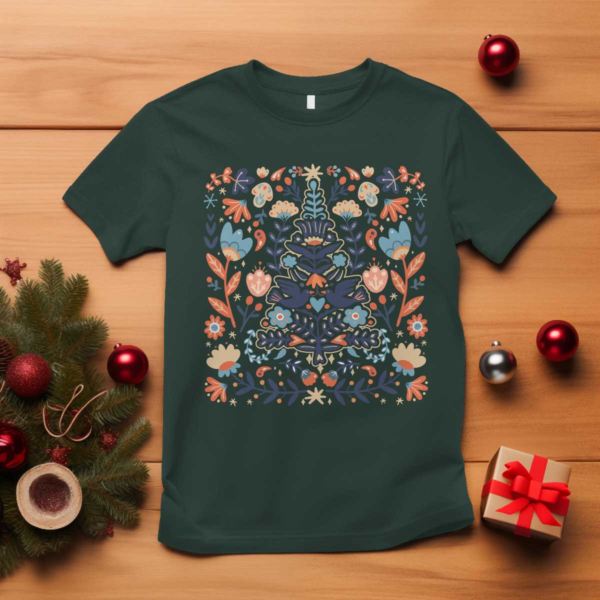 norwegian-christmas-scandinavian-yule-xmas-tree-folk-art-winter-solstice-t-shirt
