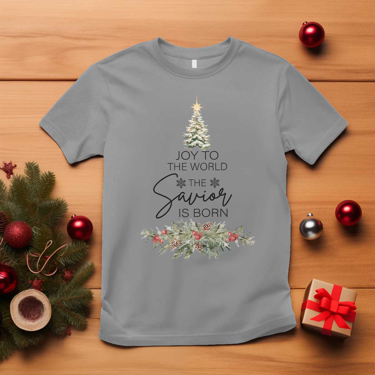 funny-christmas-christian-faith-t-shirt-joy-to-the-world-the-savior-is-born-xmas-tree