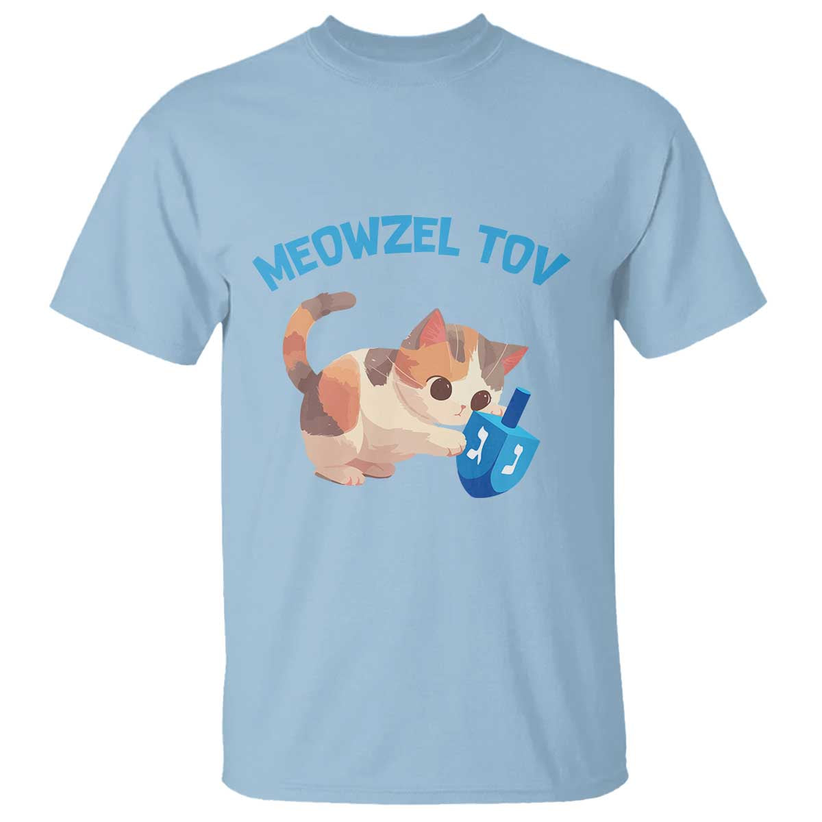 funny-hanukkah-cats-t-shirt-meowzel-tov-dreidels-chanukah-jewish-festival