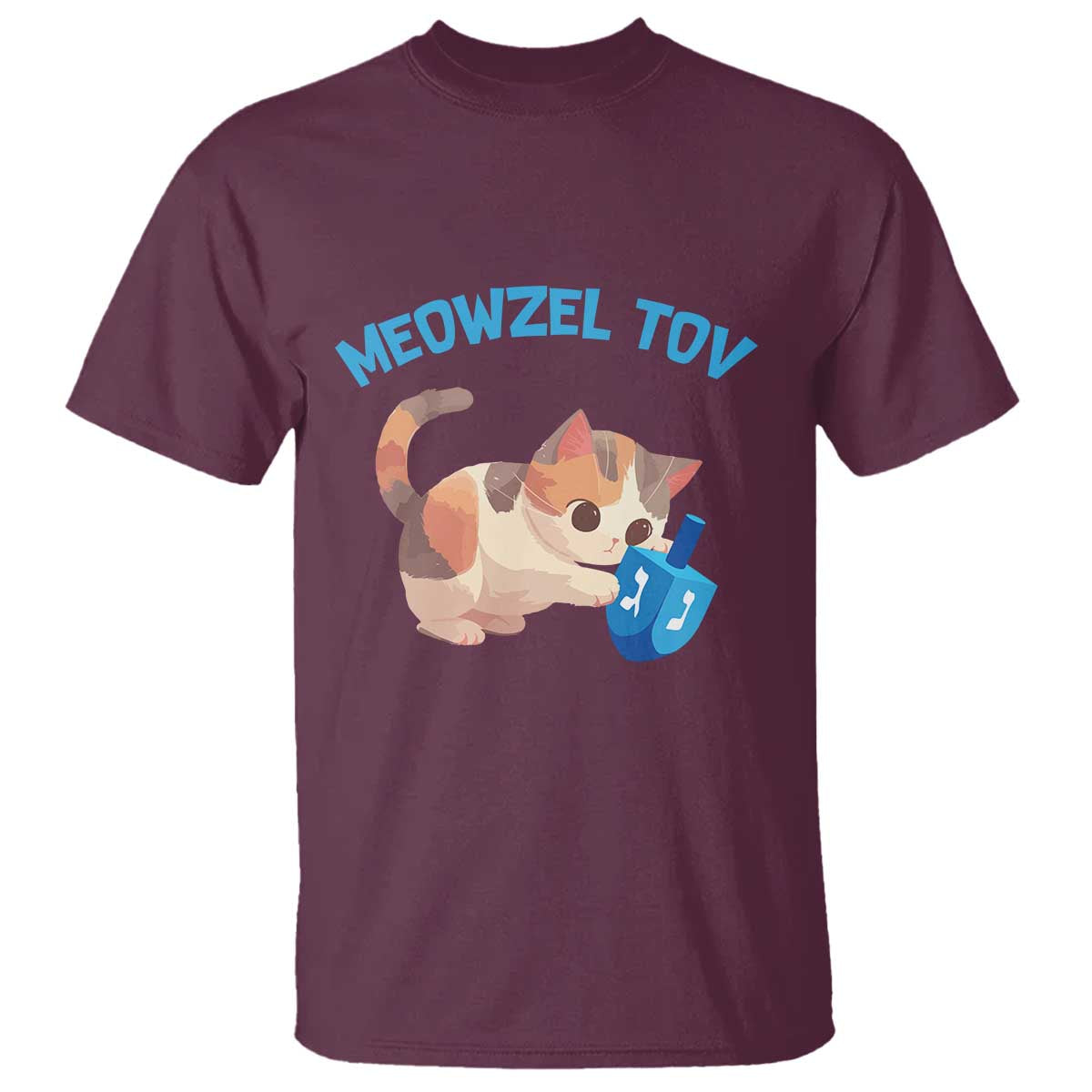 funny-hanukkah-cats-t-shirt-meowzel-tov-dreidels-chanukah-jewish-festival