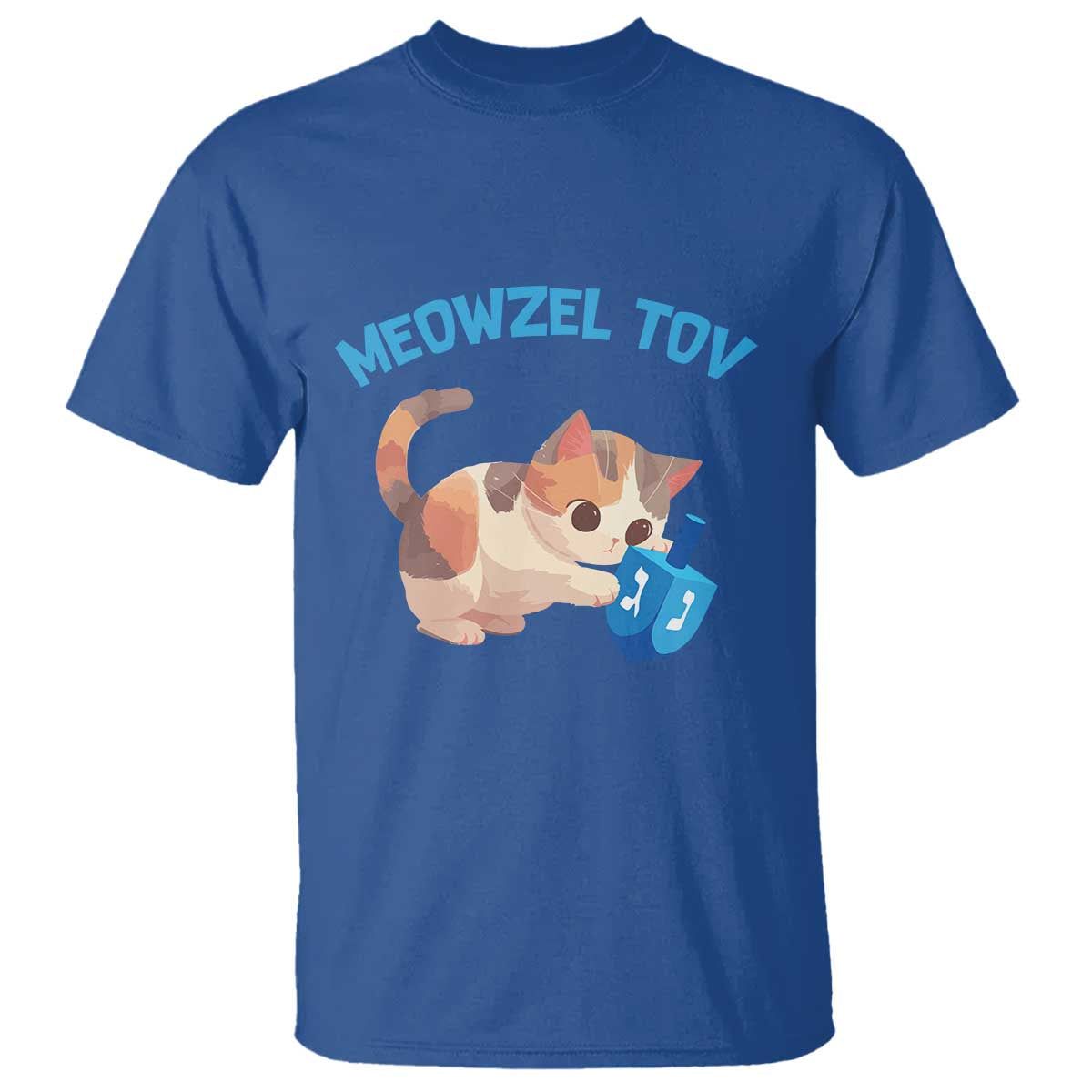 funny-hanukkah-cats-t-shirt-meowzel-tov-dreidels-chanukah-jewish-festival