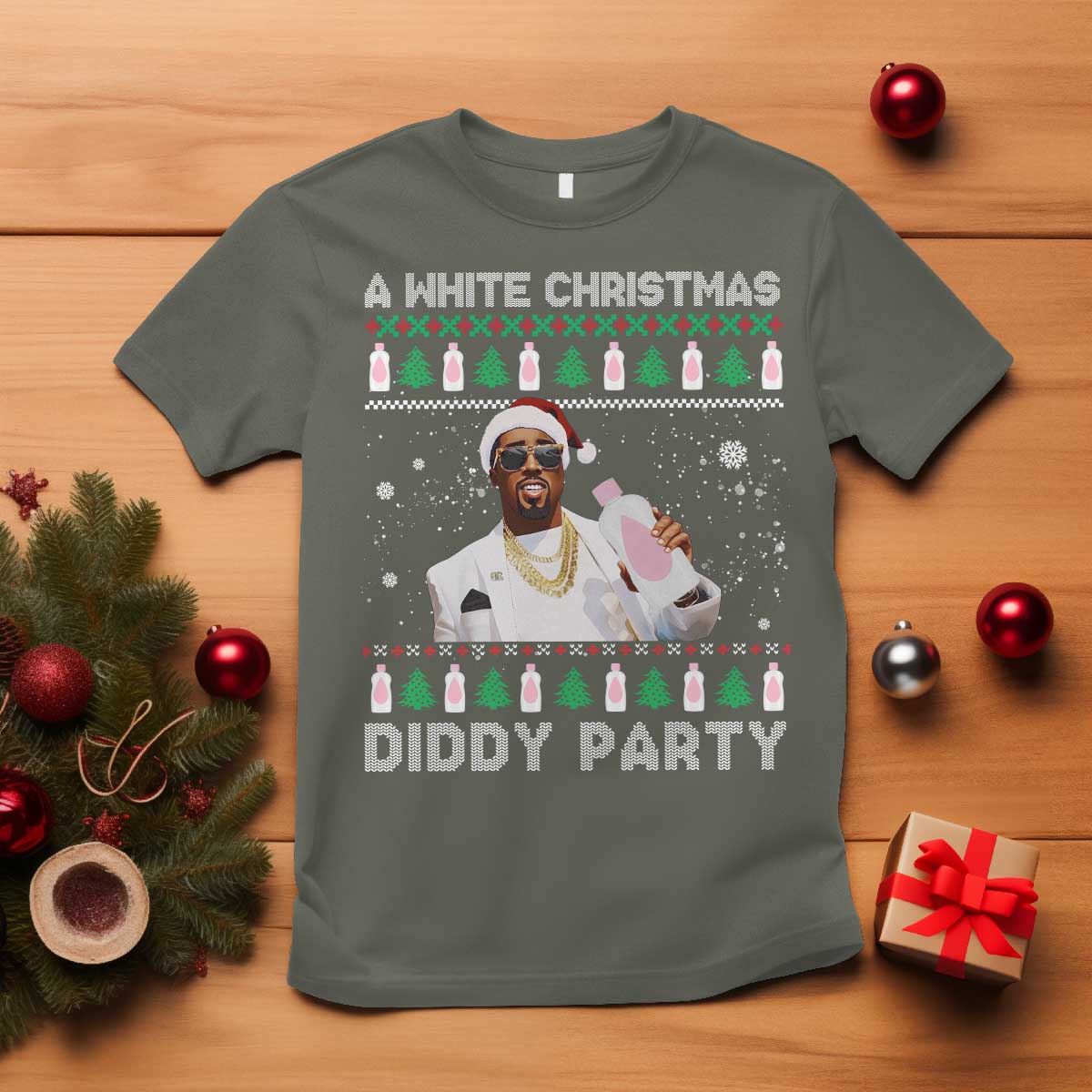 funny-dirty-santa-diddy-christmas-t-shirt-a-white-xmas-diddy-party-snowflake