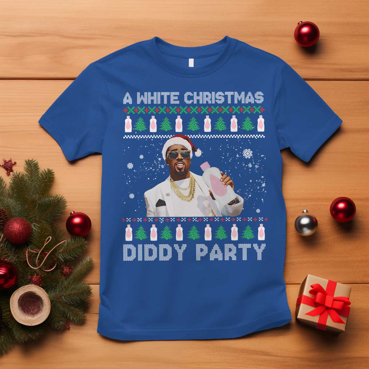 funny-dirty-santa-diddy-christmas-t-shirt-a-white-xmas-diddy-party-snowflake