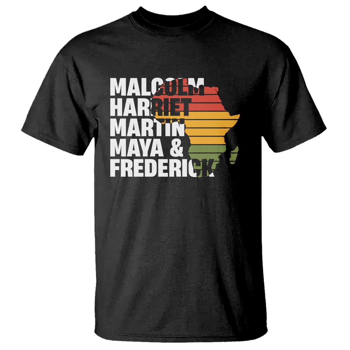 black-history-leaders-t-shirt-malcolm-harriet-martin-maya-frederick-africa-map