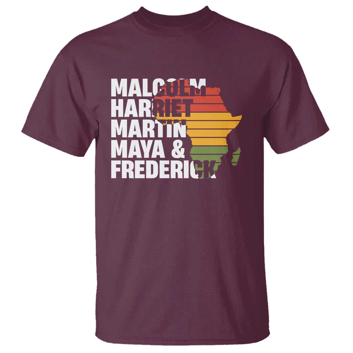 black-history-leaders-t-shirt-malcolm-harriet-martin-maya-frederick-africa-map