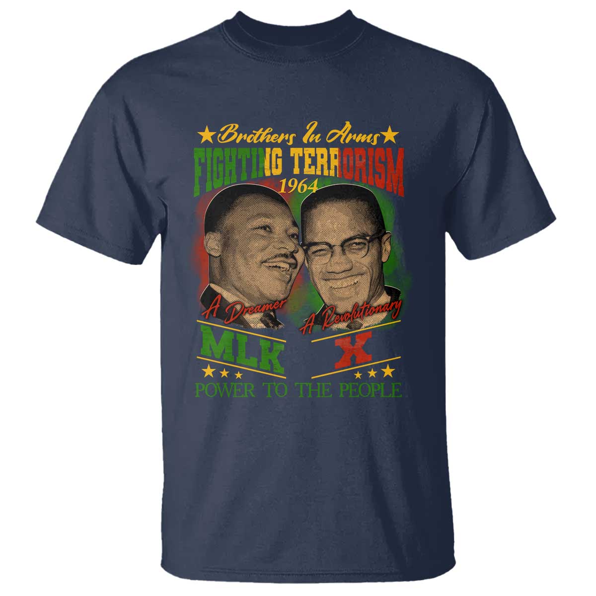martin-luther-king-and-malcolm-x-t-shirt-brothers-in-arms-fighting-terrorism-1964-black-history