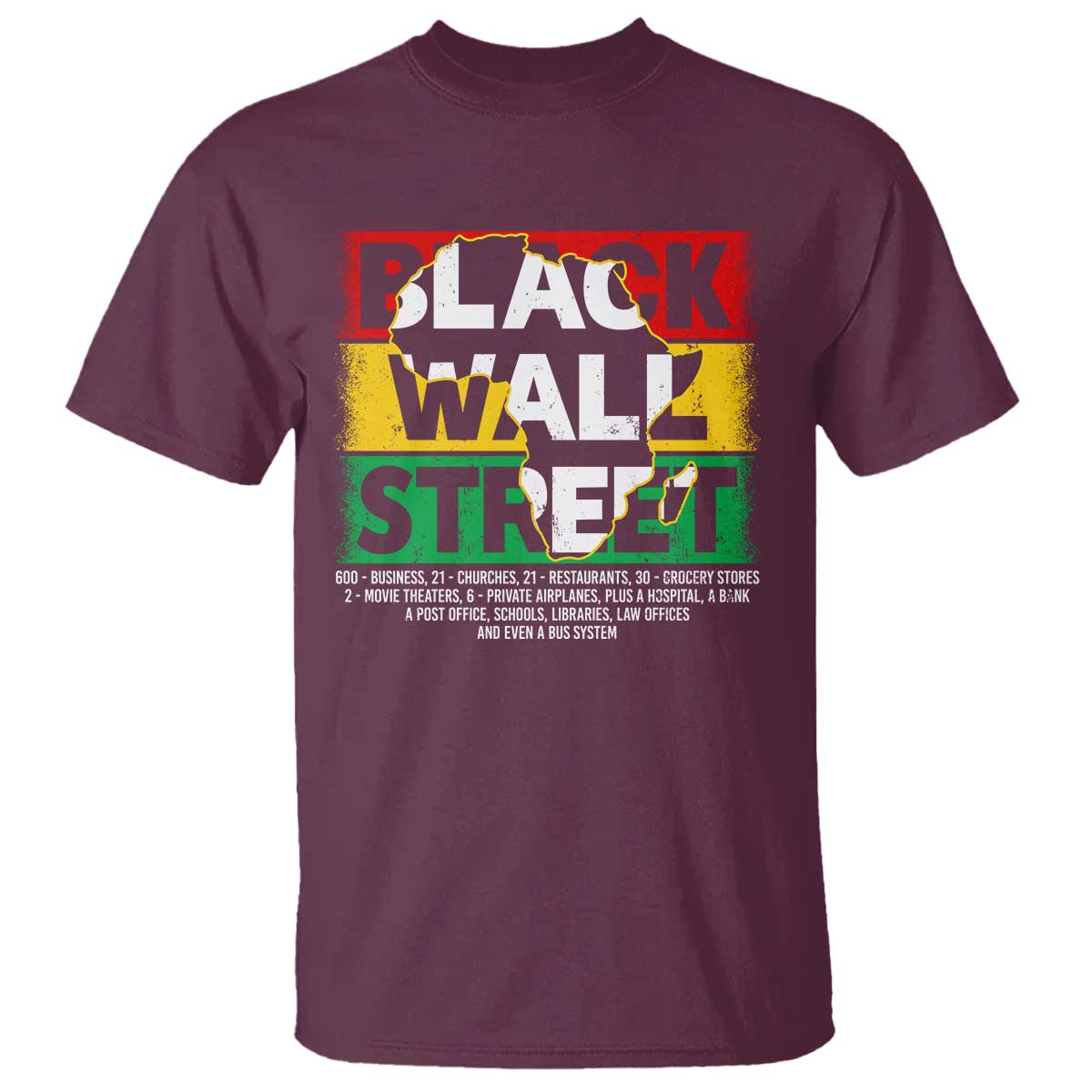 black-wall-street-t-shirt-tulsa-black-history-month-africa-map