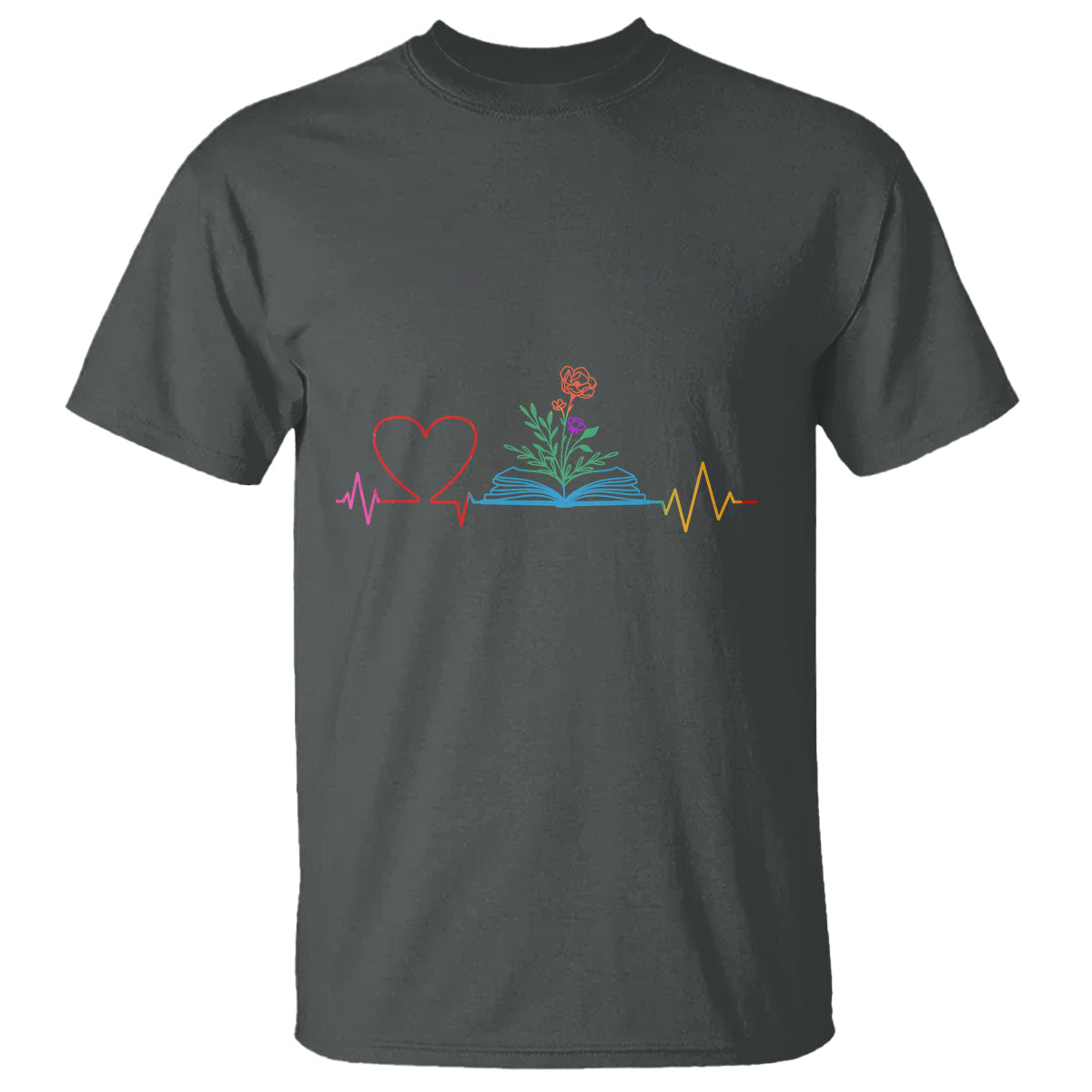 floral-book-t-shirt-literature-heart-for-books-lover
