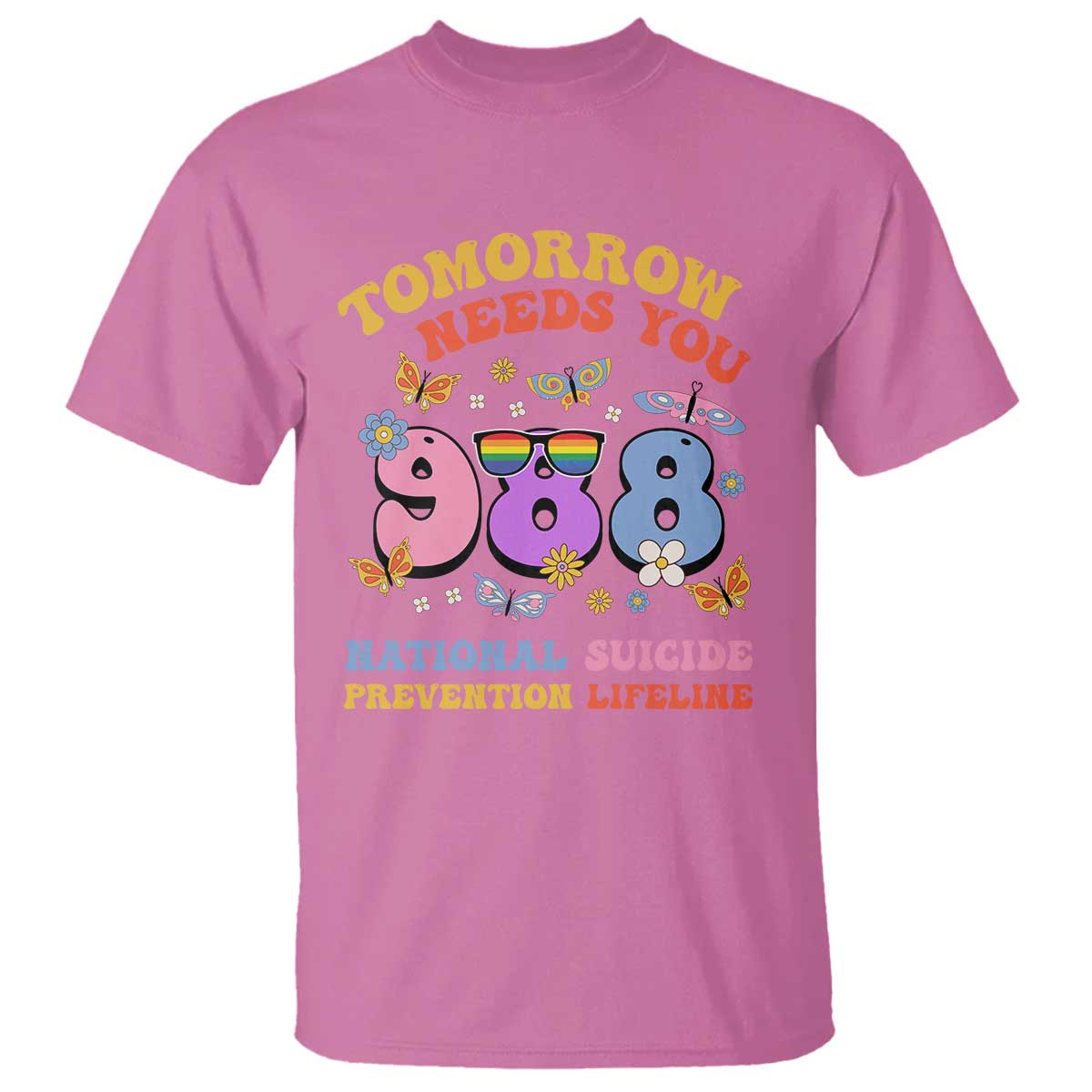 suicide-prevention-t-shirt-tomorrow-needs-you-retro-988-national-suicide-prevention-lifeline