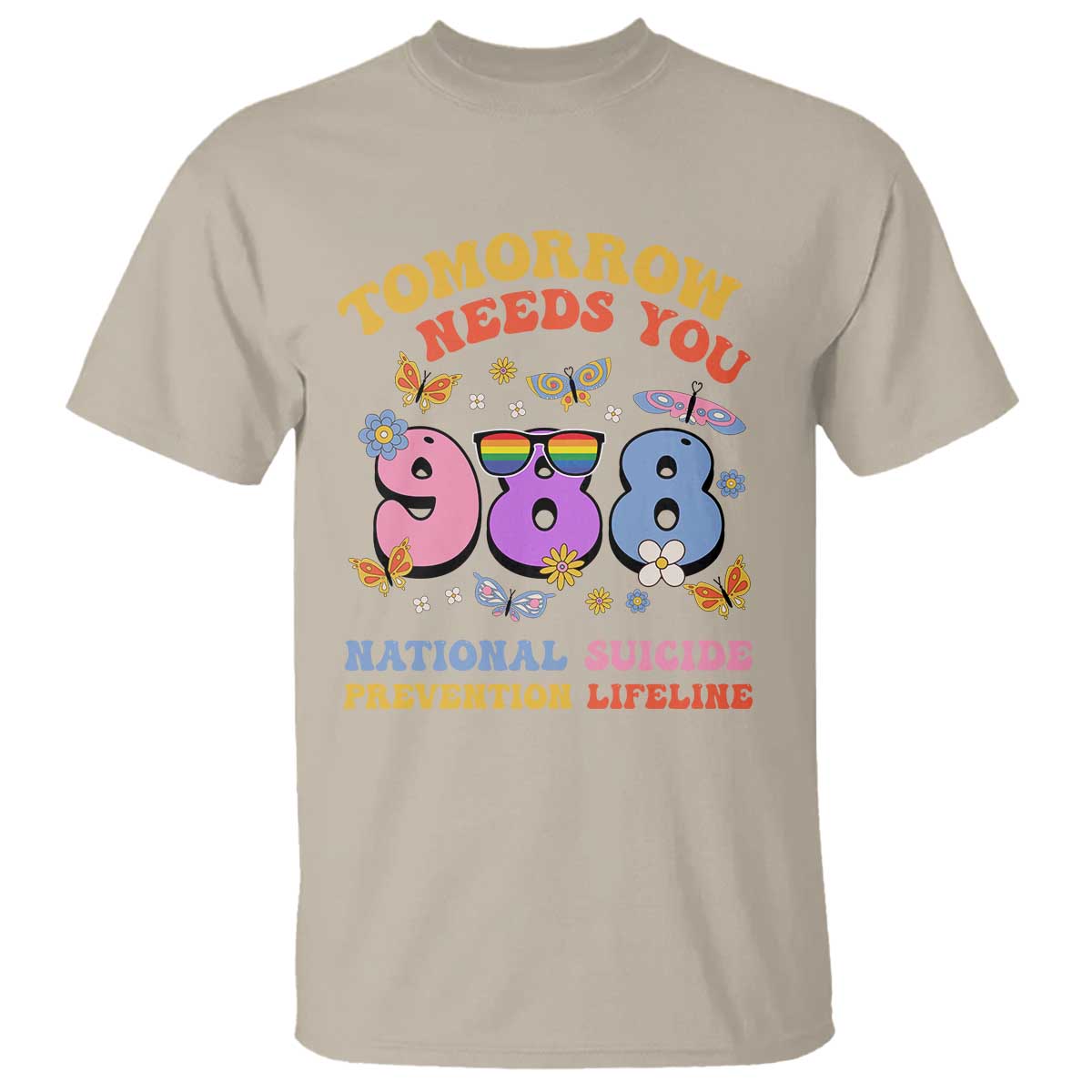 suicide-prevention-t-shirt-tomorrow-needs-you-retro-988-national-suicide-prevention-lifeline