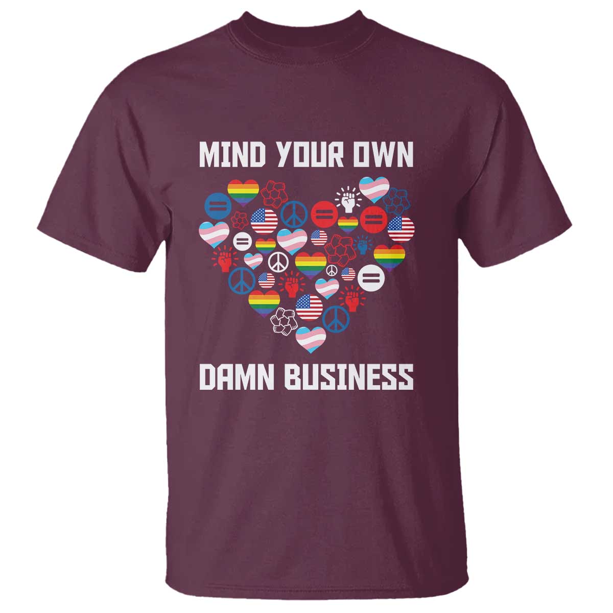 harris-walz-2024-t-shirt-mind-your-own-damn-business-unity-lgbt-american-flag