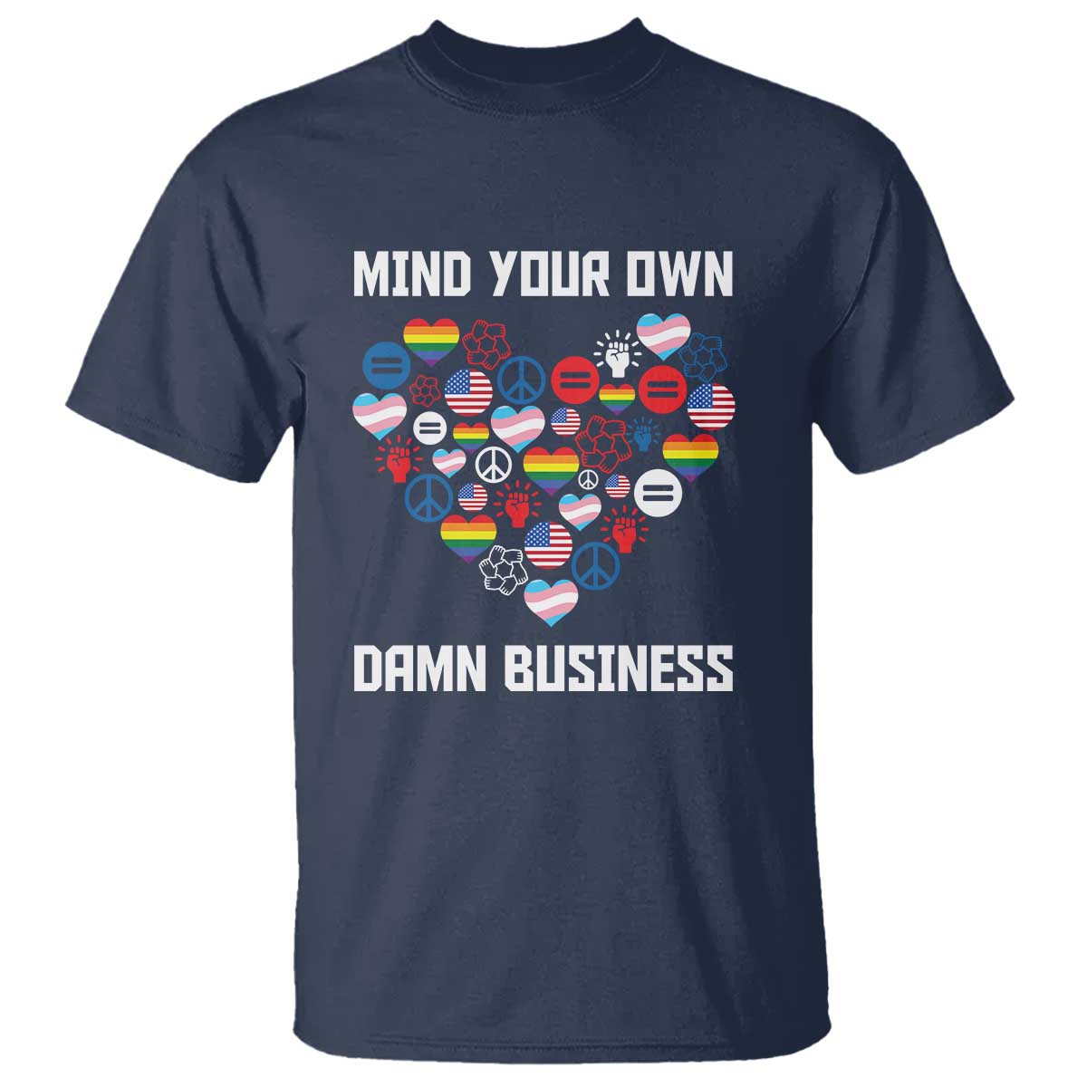 harris-walz-2024-t-shirt-mind-your-own-damn-business-unity-lgbt-american-flag