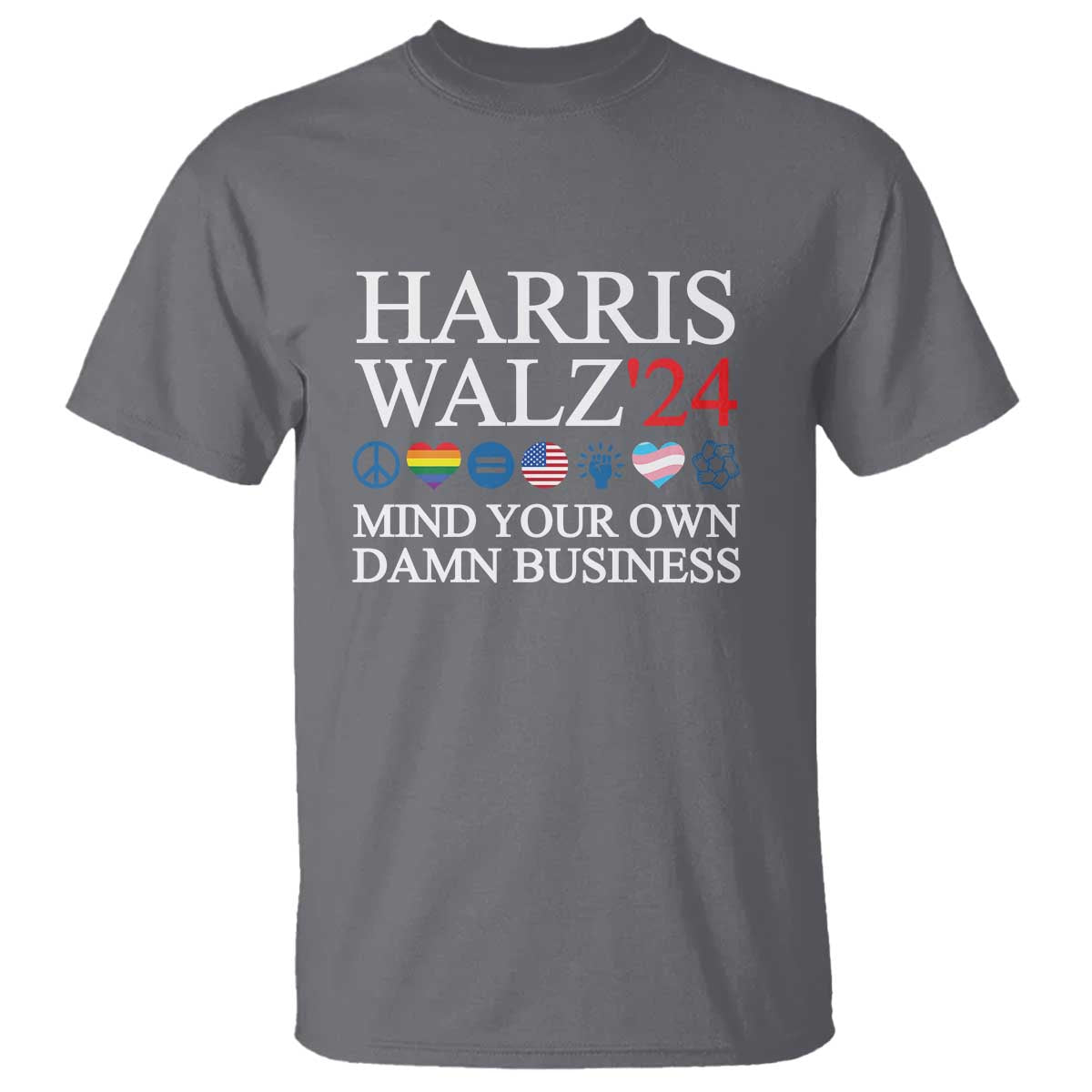 harris-walz24-t-shirt-mind-your-own-damn-business-american-lgbt-flag-unity-heart